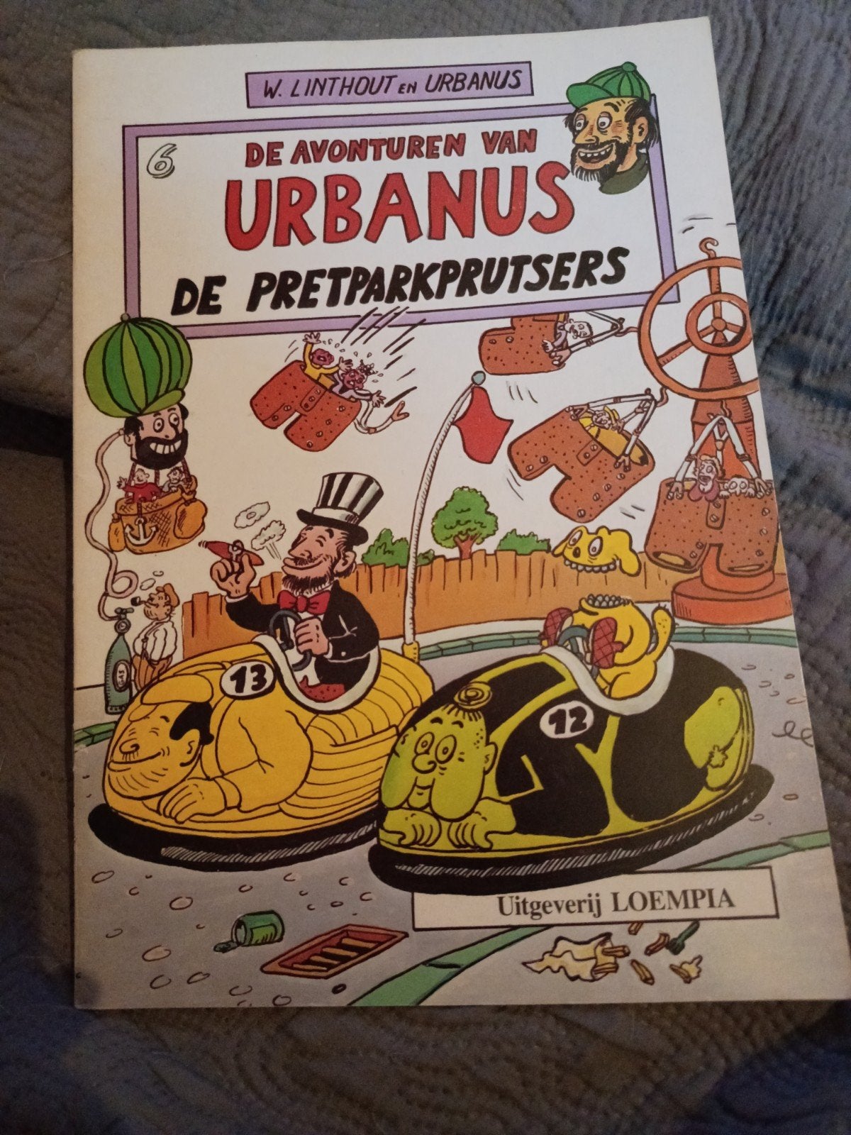 Strip Urbanus van Pretparkprutsers EO, Linthout en Urbanus, Eén stripboek, Ophalen of Verzenden, Zo goed als nieuw