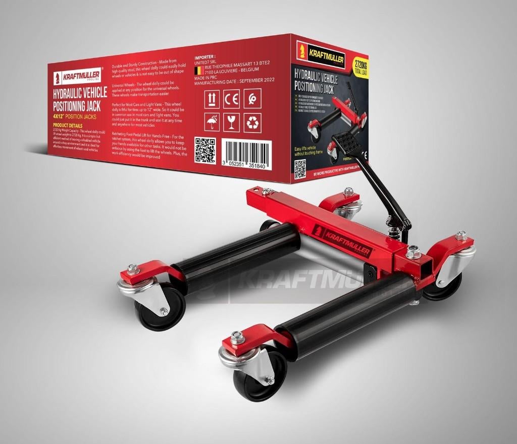 Professionele Hydraulische Automover tot 2700 KG, Auto diversen, Krikken, Nieuw, Garagekrik, Hydraulisch, Ophalen of Verzenden