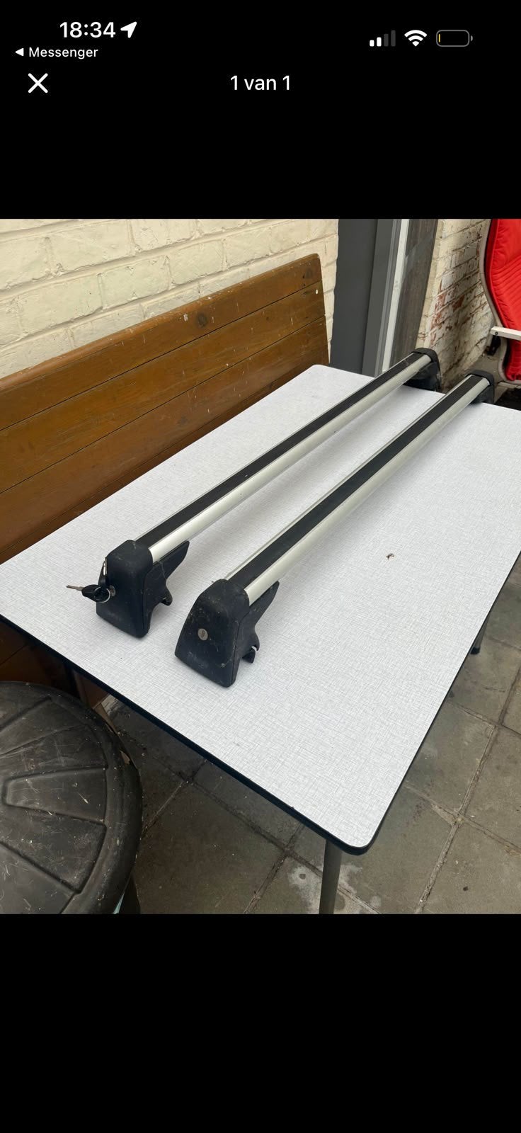 Dakdragers bmw E91, Auto diversen, Dakdragers, Ophalen, Zo goed als nieuw