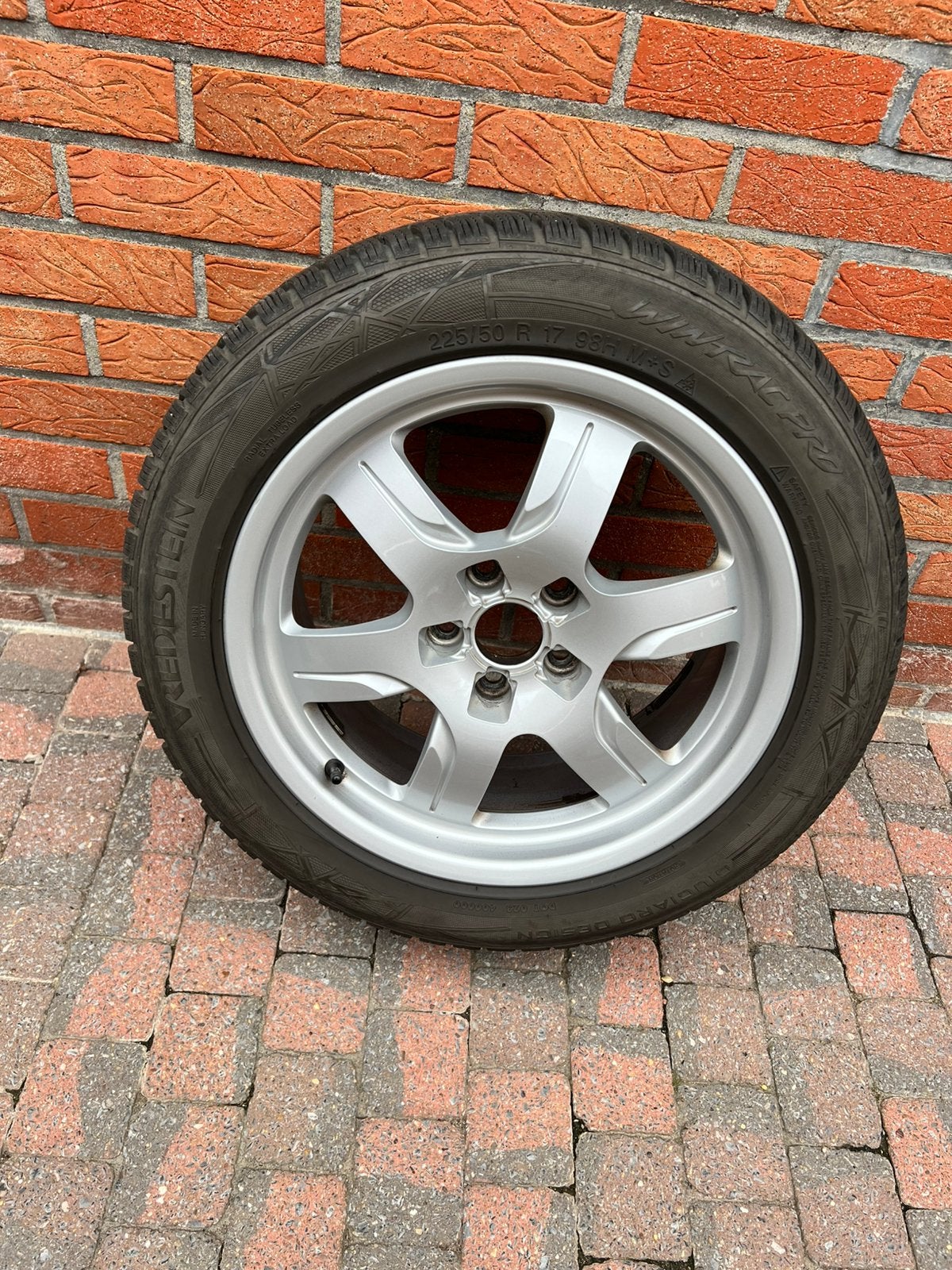 Originele autovelgen Audi A5 met winterbanden, Ophalen, Winterbanden