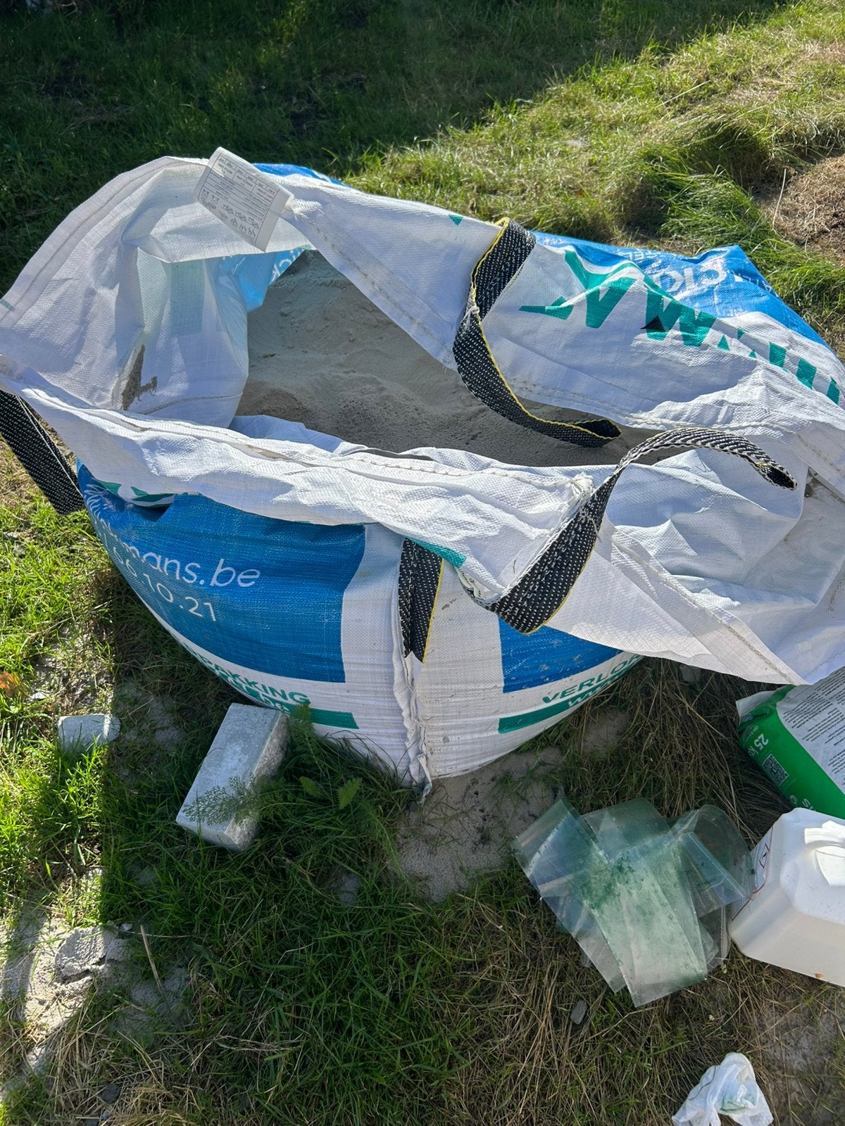 Metselzand halve bigbag gratis!!, Ophalen