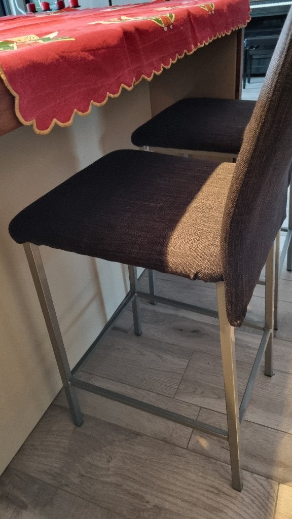 bar krukken, Huis en Inrichting, Barkrukken, Ophalen, 60 tot 90 cm, Zo goed als nieuw, Metaal