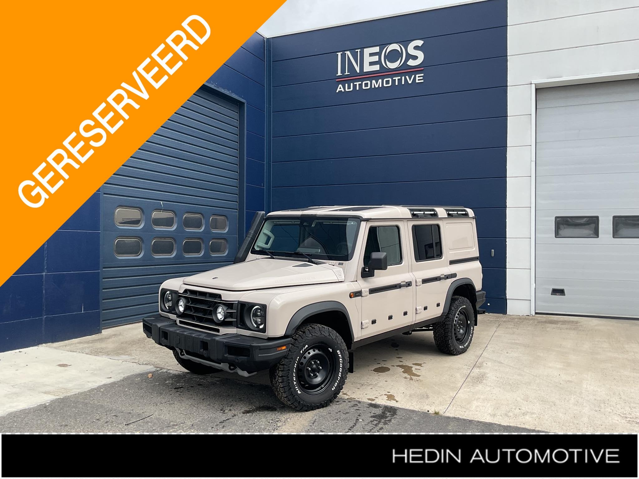 Ineos Grenadier Utility Wagon 2 seats 3.0L Twin Turbo Diesel, Auto's, Automaat, Stof, Zwart, Wit