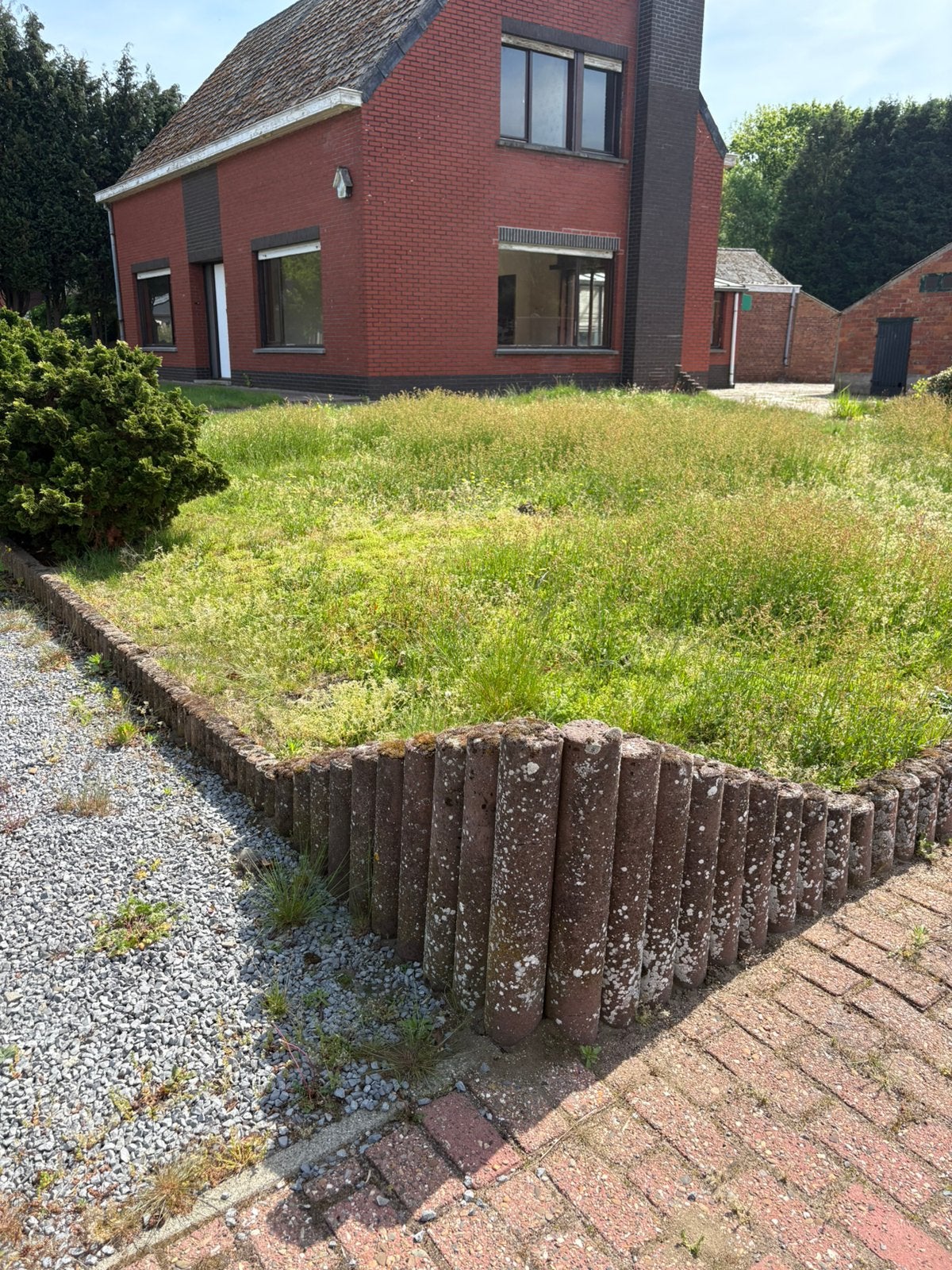 Palissade boorden / betonnen afboording   (>40m), Enlèvement, Utilisé, Autres types
