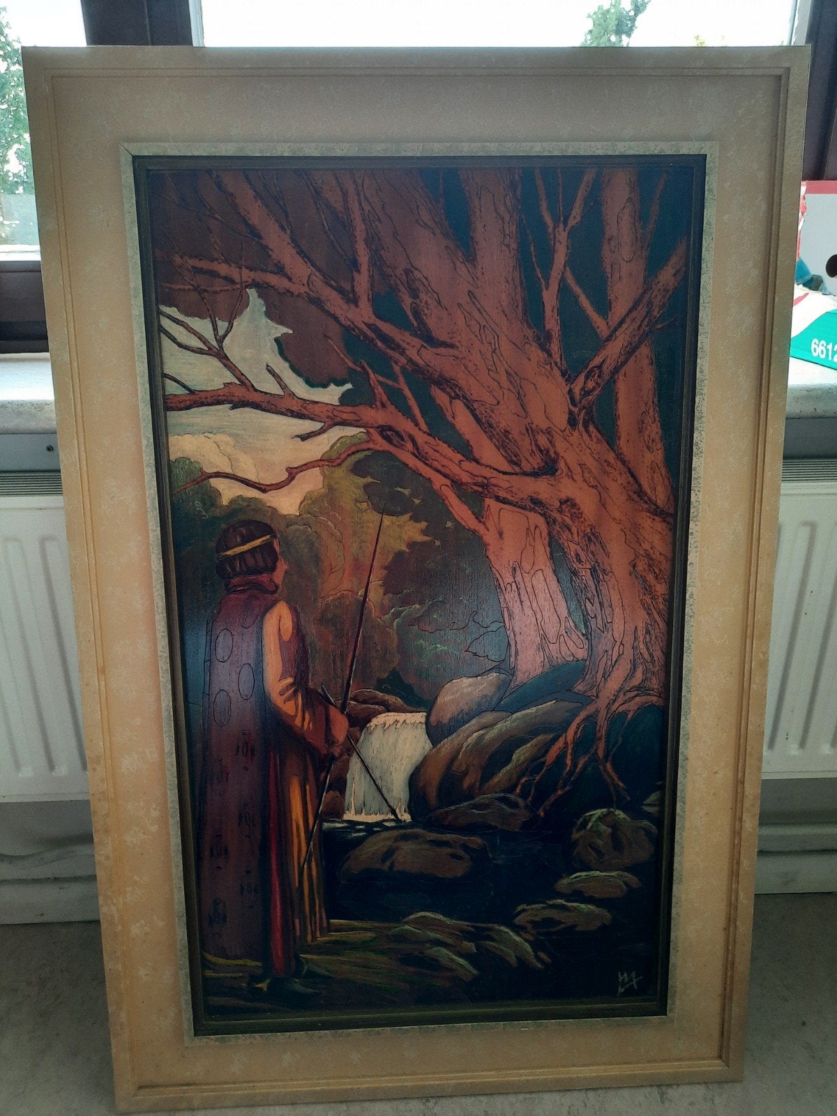 kader lengte 115 ,50 op 75,50, Antiek en Kunst, Ophalen