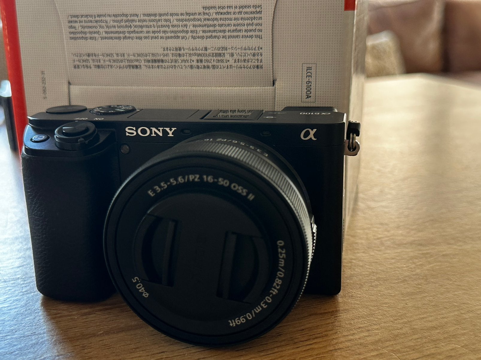 Sony a6100, Audio, Tv en Foto, Fotocamera's Digitaal, Ophalen, Zo goed als nieuw, Sony