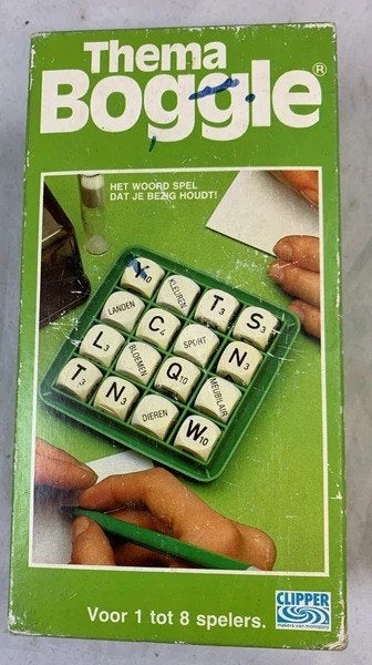 Jeu de société Clipper Theme Boggle Game Word Game Vintage 1, 1 ou 2 joueurs, Envoi, Comme neuf, Clipper