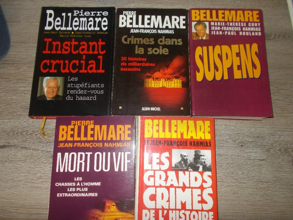 lot de 7 livres de Pierre Bellemare, Livres, Enlèvement ou Envoi, Utilisé