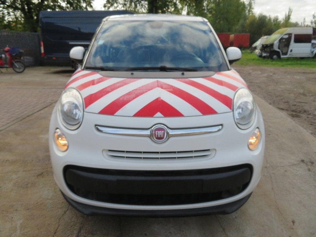 Fiat 500L - LCV - Benzine/CNG - 2017 - 82.492km - €6b, Auto's, Voorwielaandrijving, Stof, 875 cc, Wit