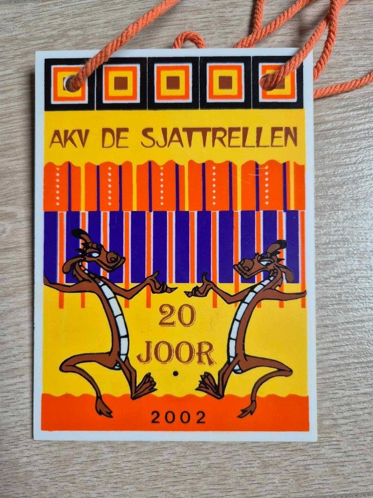 Carnaval Aalst medaille De Sjattrellen 2002, Ophalen of Verzenden