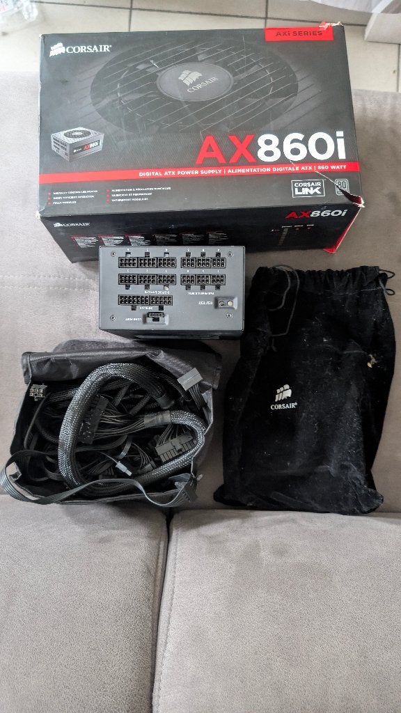 Alimentation Corsair AX860i ATX (alimentation pour PC), Enlèvement ou Envoi, Comme neuf