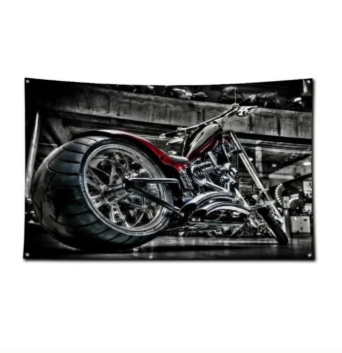 Grands drapeaux pour motos vintage (150x90cm), Enlèvement ou Envoi, Neuf