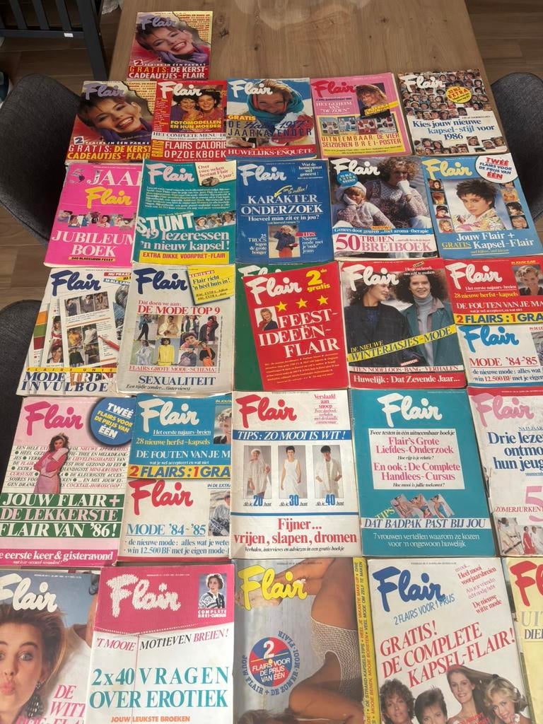 Tijdschrift - Flair ‘84-‘85’-86, Boeken, Ophalen, Gelezen, Damesbladen