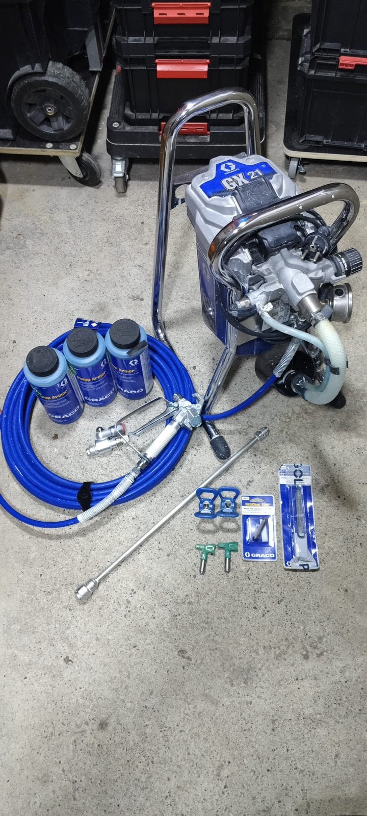 Graco GX21 Airless, Ophalen, Zo goed als nieuw