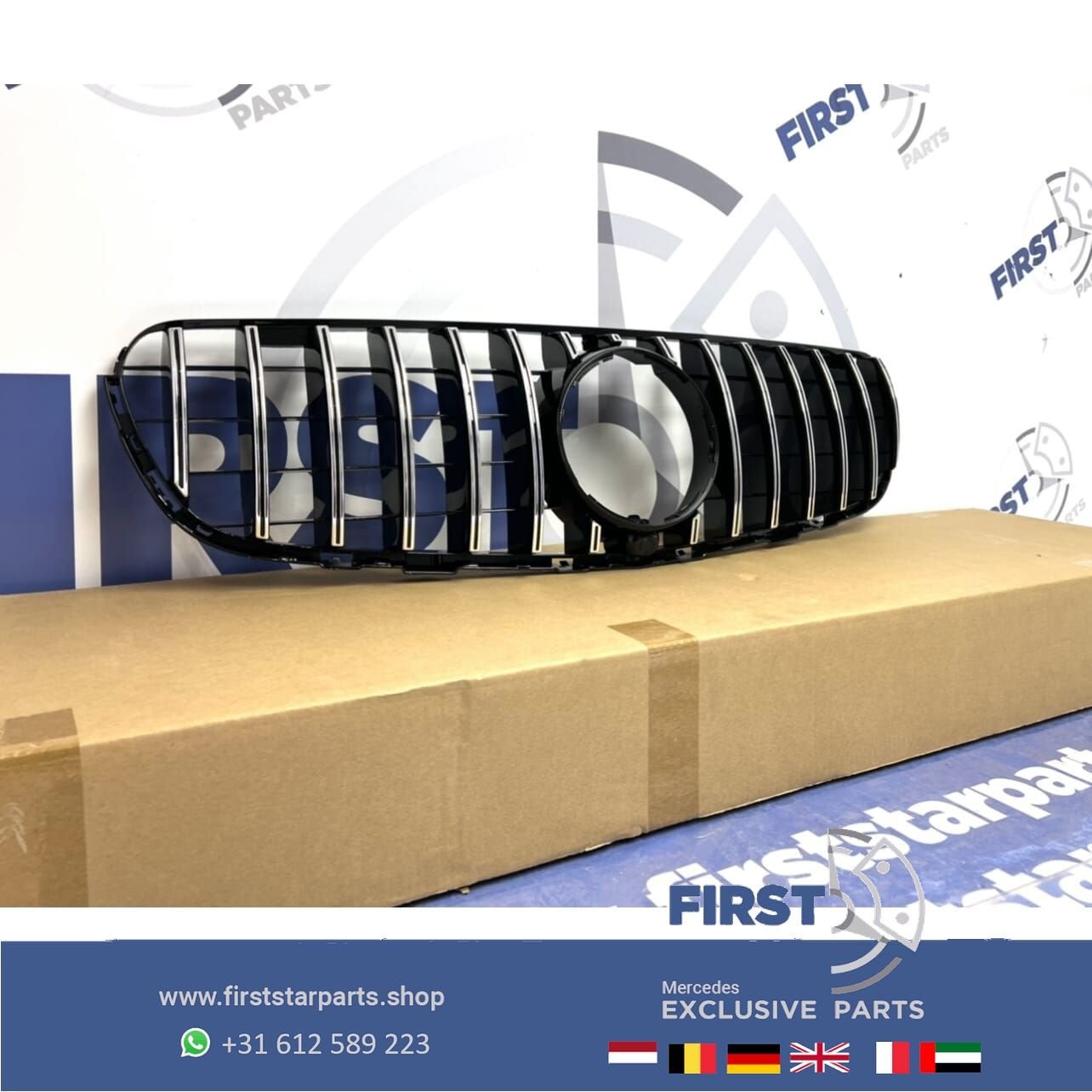 W253 X253 C253 PRE-FACELIFT GLC63 AMG GT GRIL voor Mercedes, Gebruikt, -, Ophalen of Verzenden, -