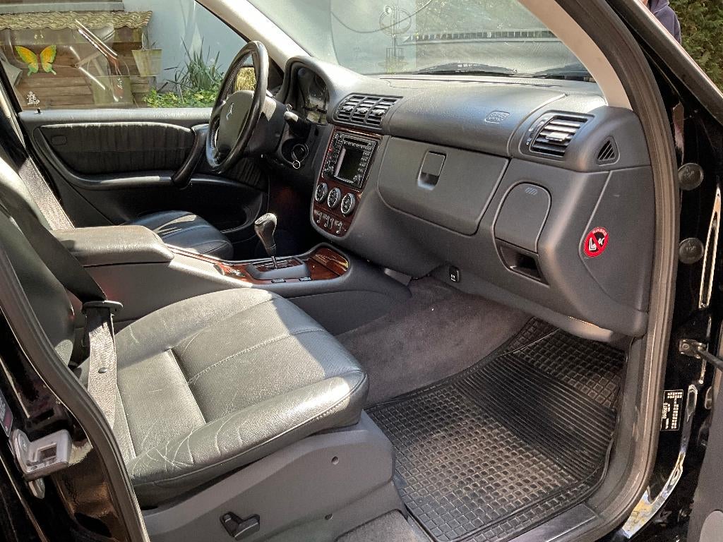 ML 270 CDI, Automaat, Zwart, Zwart, Leder