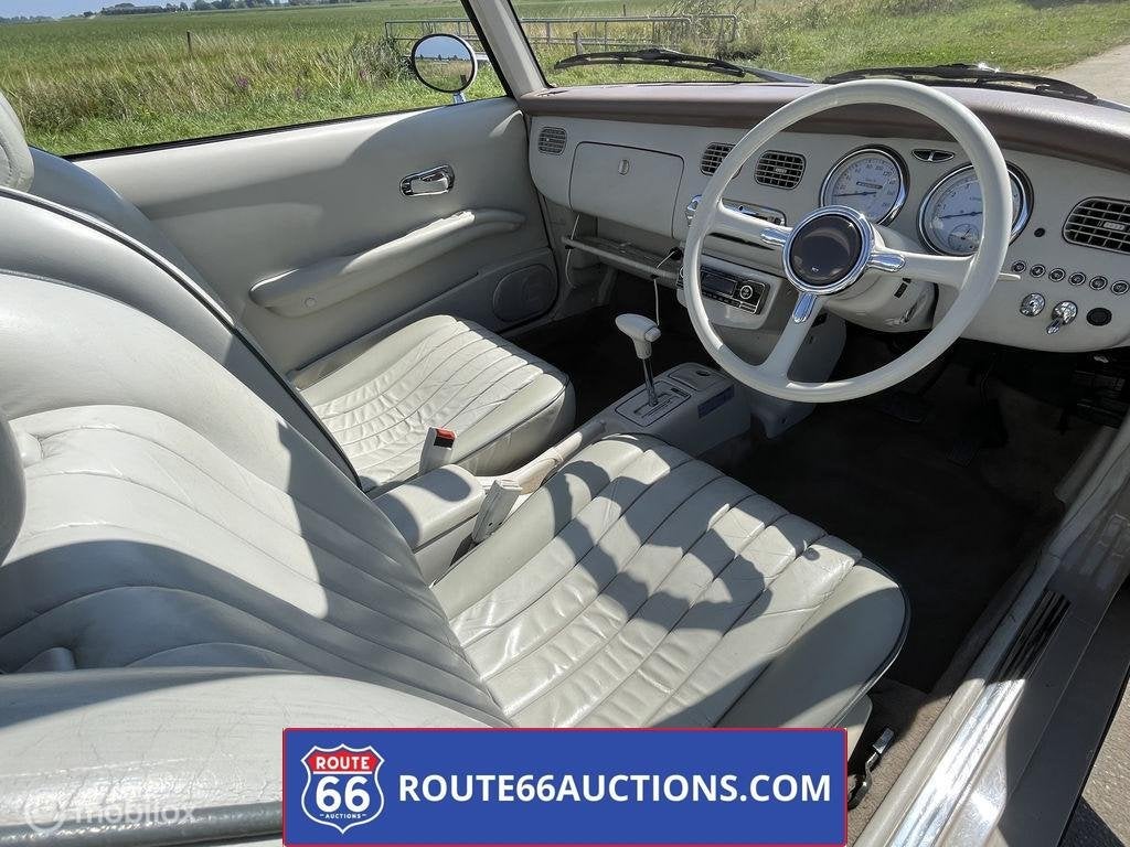 Nissan Figaro | 1991 | Route 66 Auctions, Auto's, Zwart, Bedrijf, Handgeschakeld, Overige carrosserie