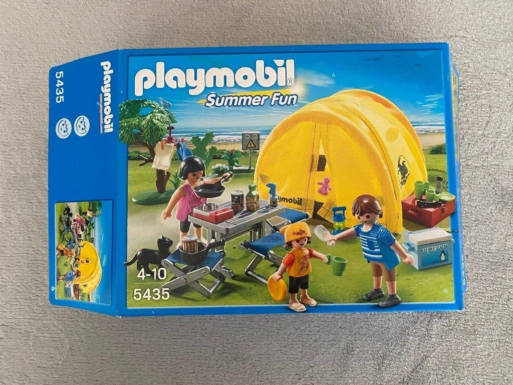 Playmobil - 5435 - Kampeervakantie Met Tent, Ophalen, Complete set, Summer fun, Zo goed als nieuw