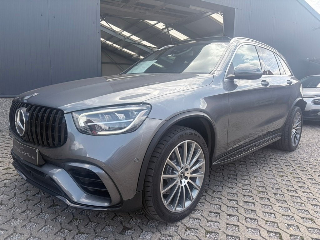 Mercedes-Benz GLC-klasse 4 matic - Benzine+MHEV - 71000km, Autos, Cuir, Argent ou Gris, Euro 6, Carnet d'entretien