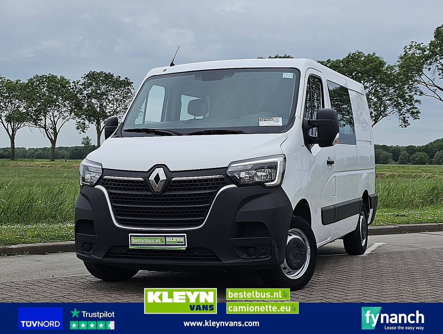 Renault MASTER 2.3 L1H1 Dubbel Cabine!, Auto's, Bestelwagens en Lichte vracht, Renault, Wit, Bedrijf, Te koop