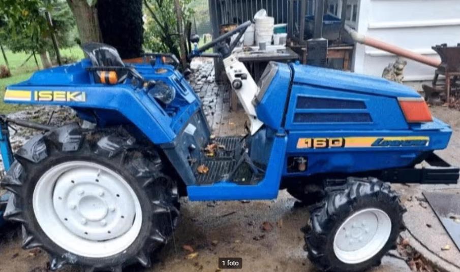Zeer mooie Iseki landhope 160 4x4 minitractor, Articles professionnels, Enlèvement