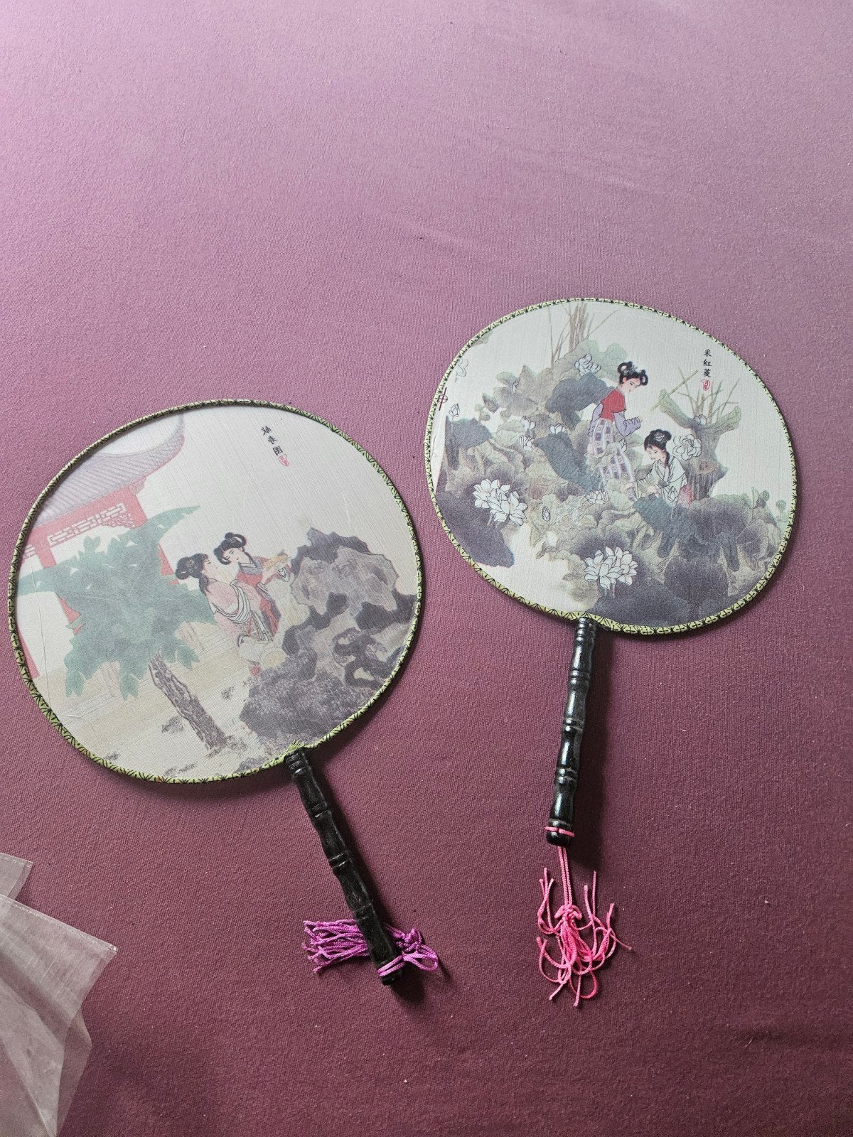 Set de 2 ventilateurs japonais, Bijoux, Sacs & Beauté, Accessoires Autre, Enlèvement ou Envoi