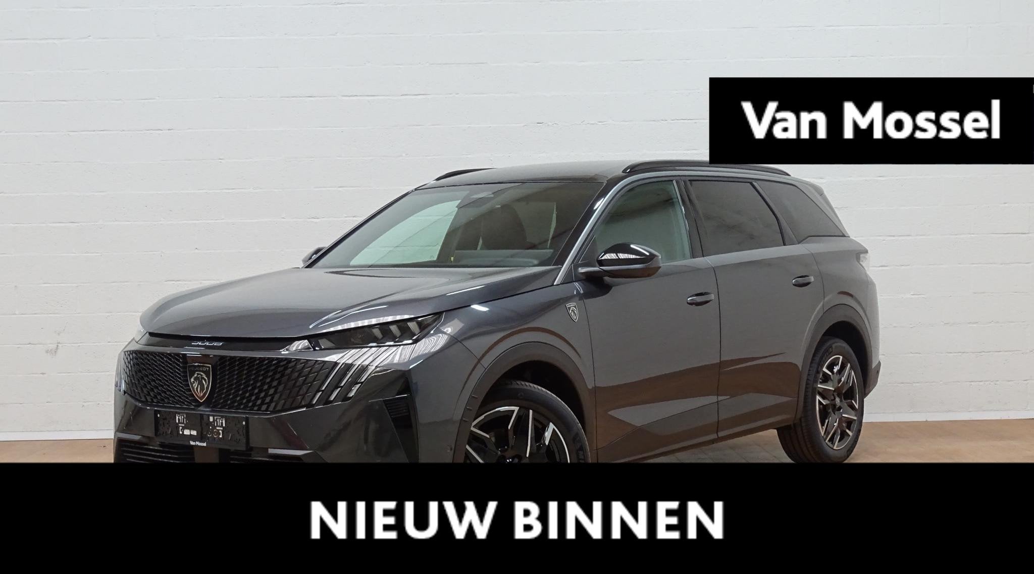 Peugeot 5008 1.2 HYBRID 145 GT +pano dak+ 7 seats, Auto's, Stof, Gebruikt, 1700 kg, Bedrijf