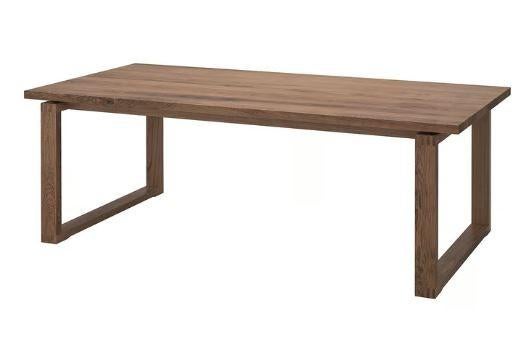 Table de salle à manger MÖRBYLÅNGA 220 cm, Comme neuf, 100 à 150 cm, Enlèvement, Chêne