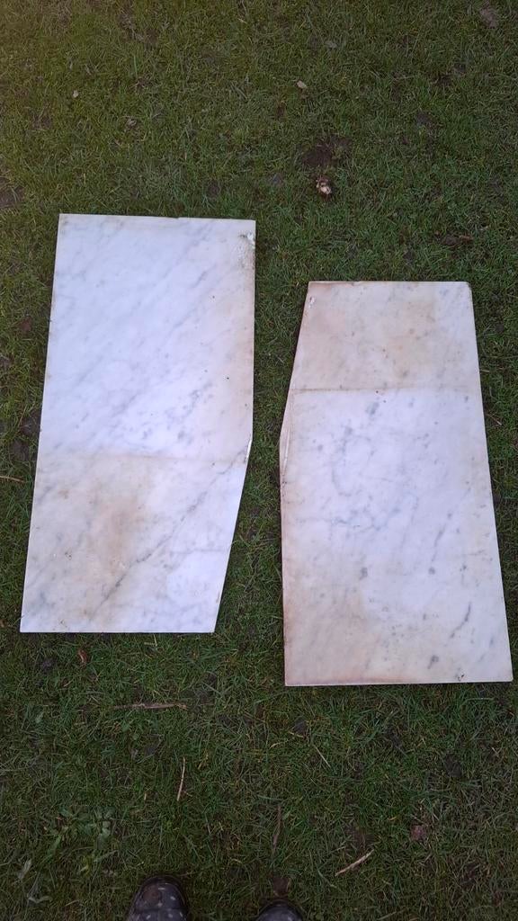 Marbre ancien, blanc, Enlèvement, Utilisé, Pierre ou Argile, Autres types