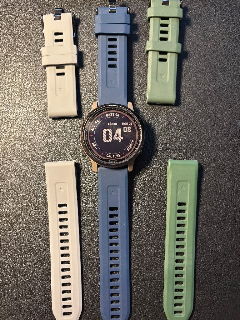 Garmin Fenix 6S Pro Solar, Ophalen of Verzenden, Kompas, Gebruikt, Garmin