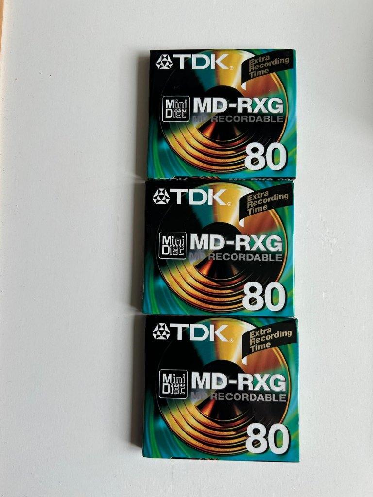 3x TDK minidisc 80 minuten, Enlèvement ou Envoi, Enregistreur MiniDisc