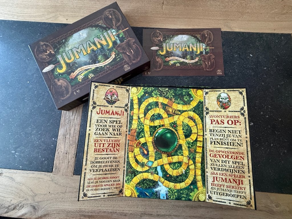 Gezelschapsspel: Jumanji, Hobby en Vrije tijd, Drie of vier spelers, Ophalen, Zo goed als nieuw