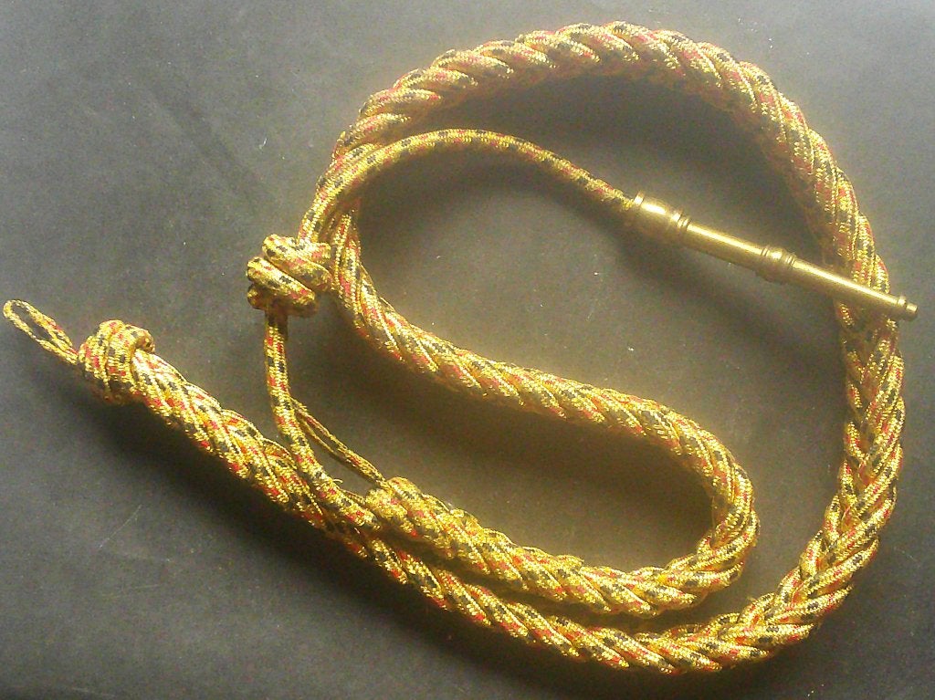 Fourragère belge aiguillette à ferret Off. à la suite du Roi, Collections, Objets militaires | Général, Envoi, Armée de terre