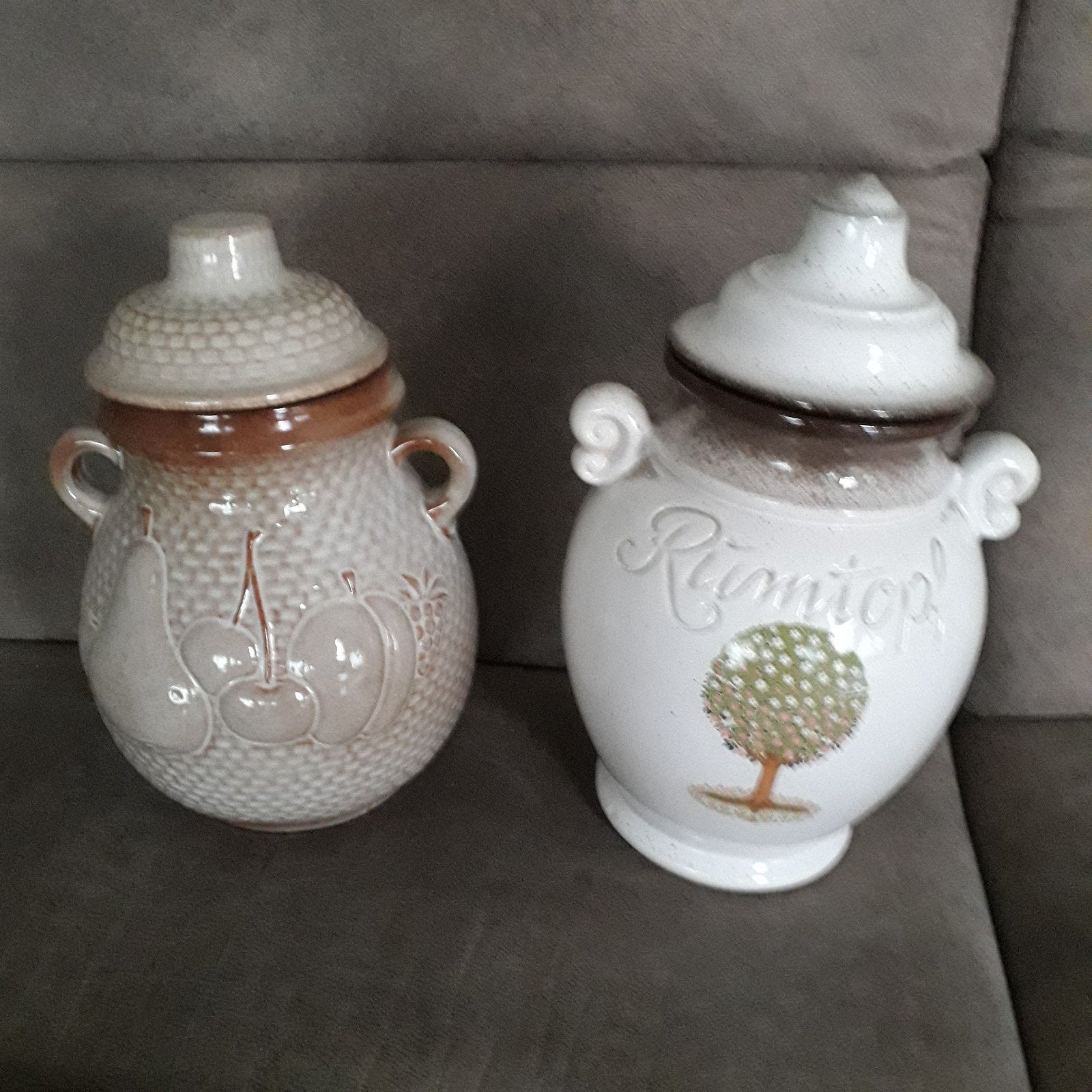 2 rumtopf potten 24 x 36 cm, Ophalen