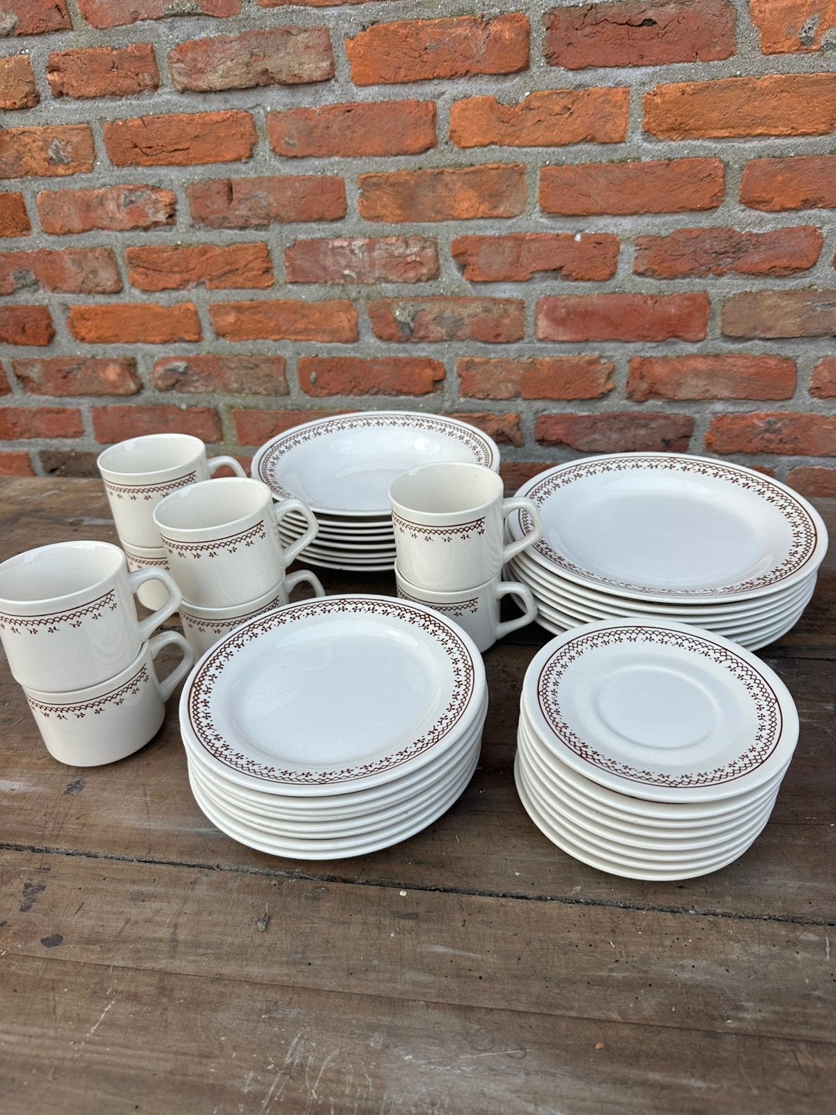 Porselein servies 40 delig, Antiek en Kunst, Ophalen