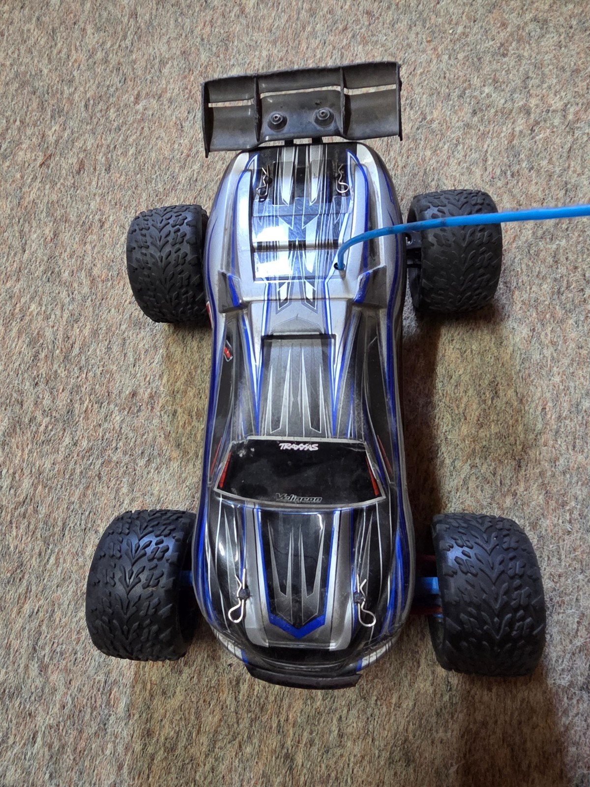 Traxxas E-Revo 1/16 ''VXL, Enlèvement ou Envoi, Voiture off road, Échelle 1:16, Utilisé