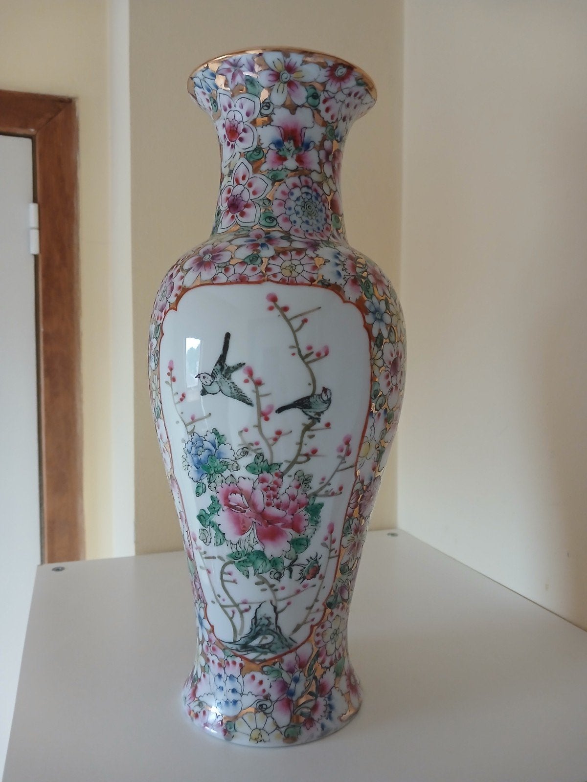 Chinese Porseleinen Vaas Jaren 1945 - 1960, Ophalen