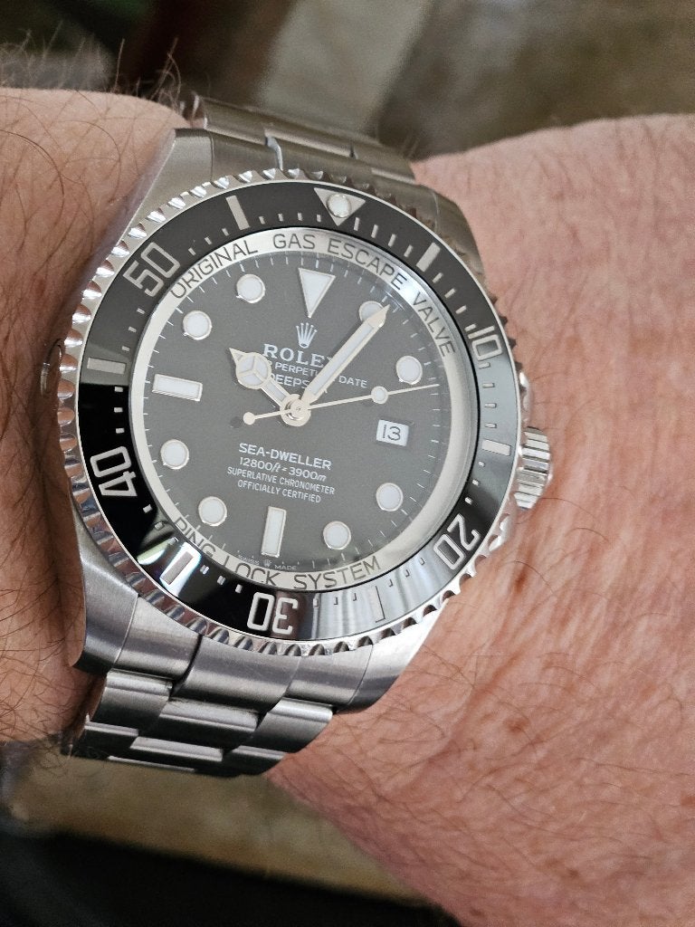 Rolex Deepsea volledige set, Handtassen en Accessoires, Horloges | Heren, Ophalen, Staal, Polshorloge, Zo goed als nieuw