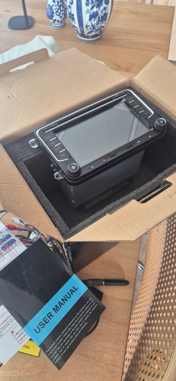 Auto Radio Navigatiesysteem Android/IOS – 5G + WiFi, Ophalen, Zo goed als nieuw