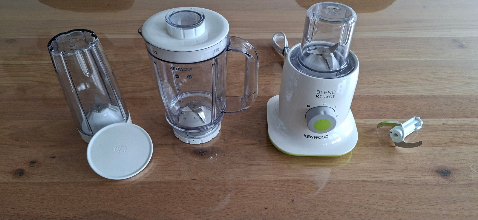 Blender + toebehoren, Elektronische apparatuur, Blenders, Ophalen, Zo goed als nieuw, Blender-accessoire