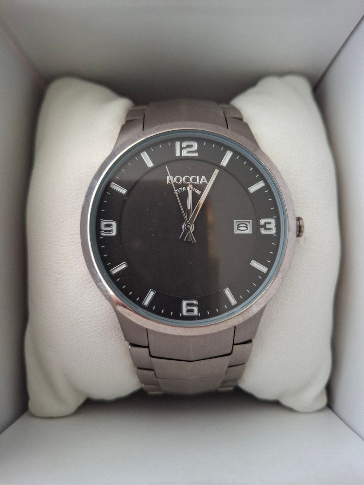 Boccia 3561-02 Titanium polshorloge, Bijoux, Sacs & Beauté, Montres | Hommes, Montre-bracelet, Autres marques, Comme neuf, Enlèvement