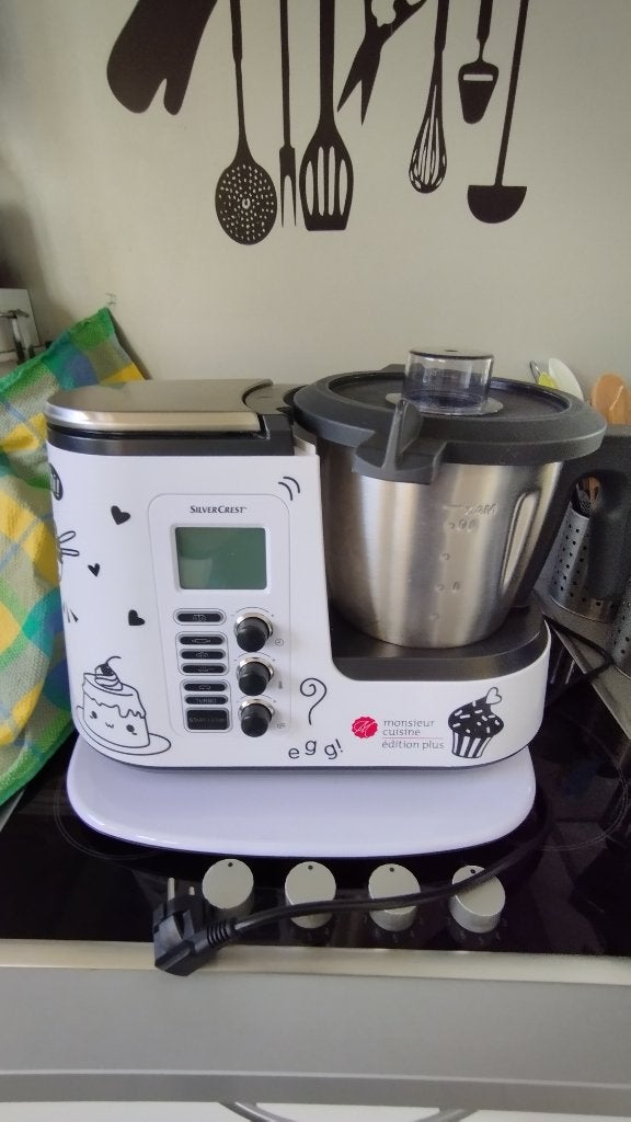 Monsieur Cuisine + Silvercrest avec beaucoup d'accessoires, Ophalen, Zo goed als nieuw, Vaatwasserbestendig, 3 snelheden of meer
