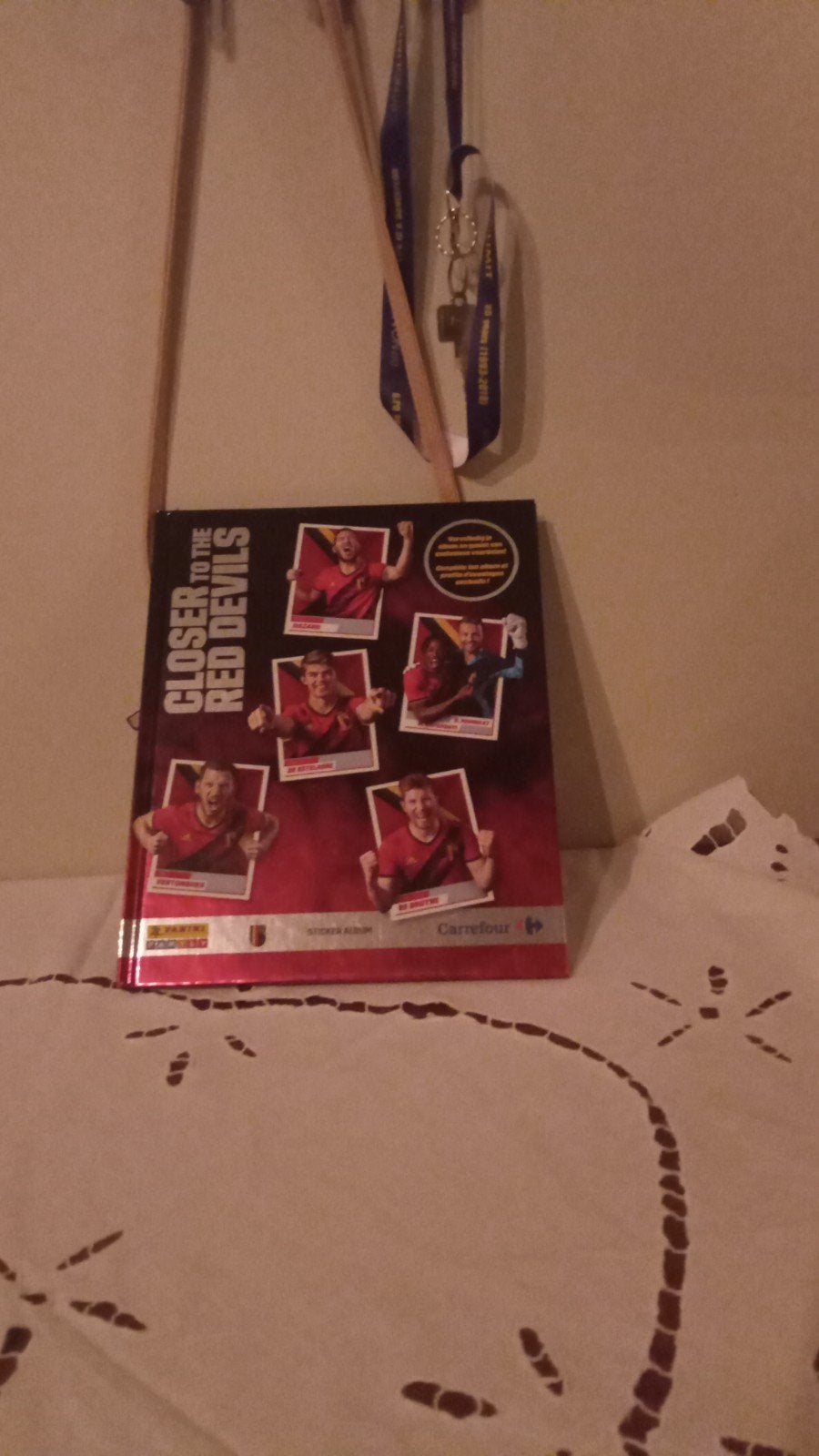 AV voetbalboek Panini Family 2o22 zonder foto's van Carrefou, Verzamelen, Overige supermarkten, Ophalen of Verzenden