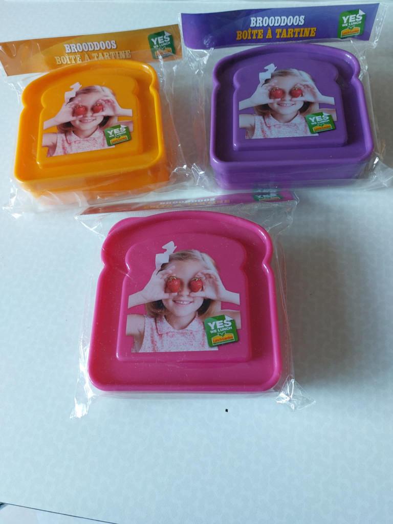 Nieuw Koek/Fruit/Brooddoos allemaal voor 3 €, Huis en Inrichting, Overige typen, Ophalen, Nieuw