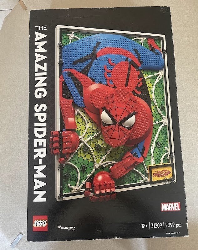 LEGO Art 31209 De Geweldige Spider-Man – Nieuw & Geseald, Neuf, Overige thema's, Lego, Enlèvement