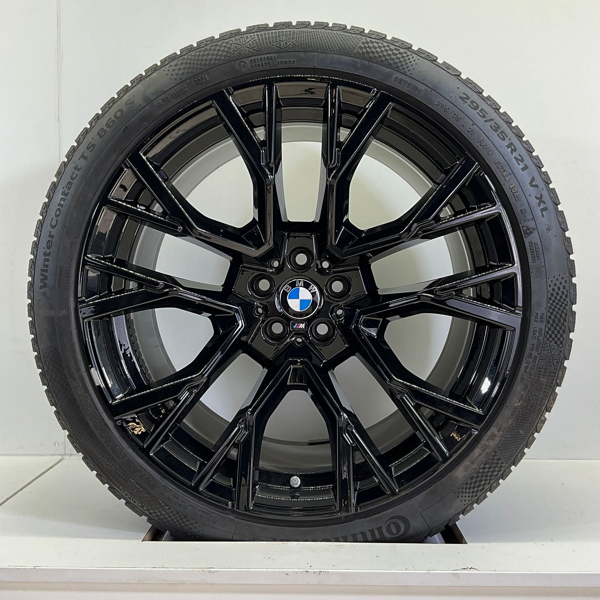 BMW X5 M F95 X6 M F96 BREEDSET VELGEN + WINTERBANDEN 22 INCH, Auto-onderdelen, Banden en Velgen, Gebruikt, -, 275 mm, -