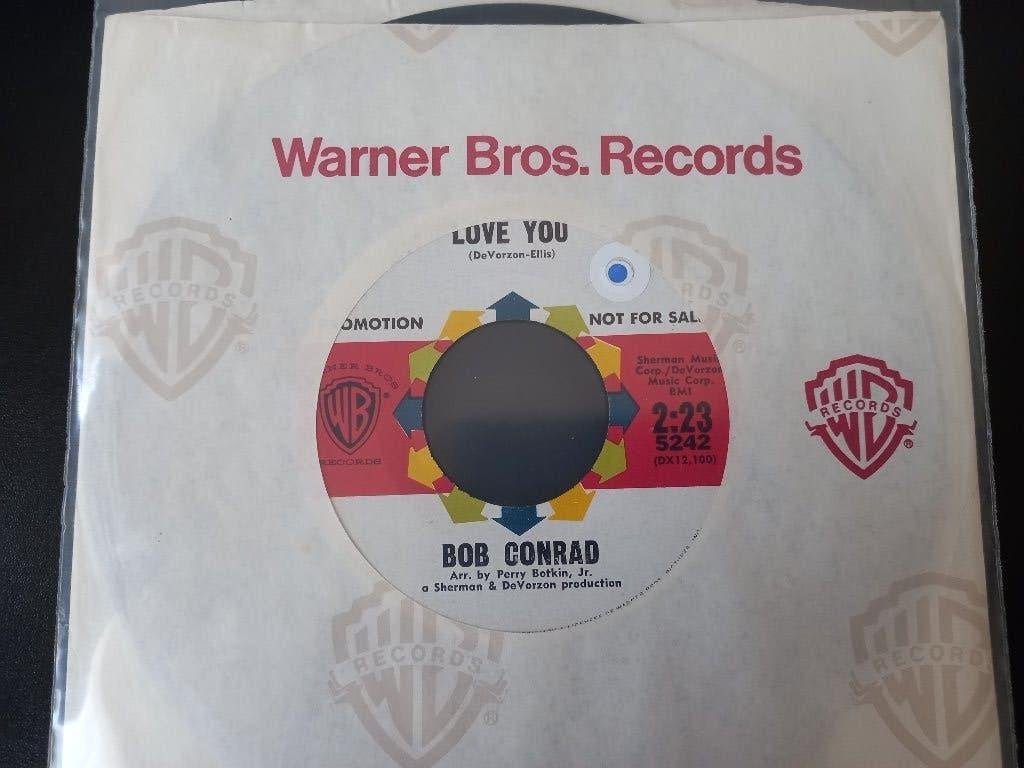 Bob Conrad - Bye Bye Baby / Love You '7 Popcorn - Promo ", Ophalen of Verzenden, Zo goed als nieuw, Pop, Overige typen