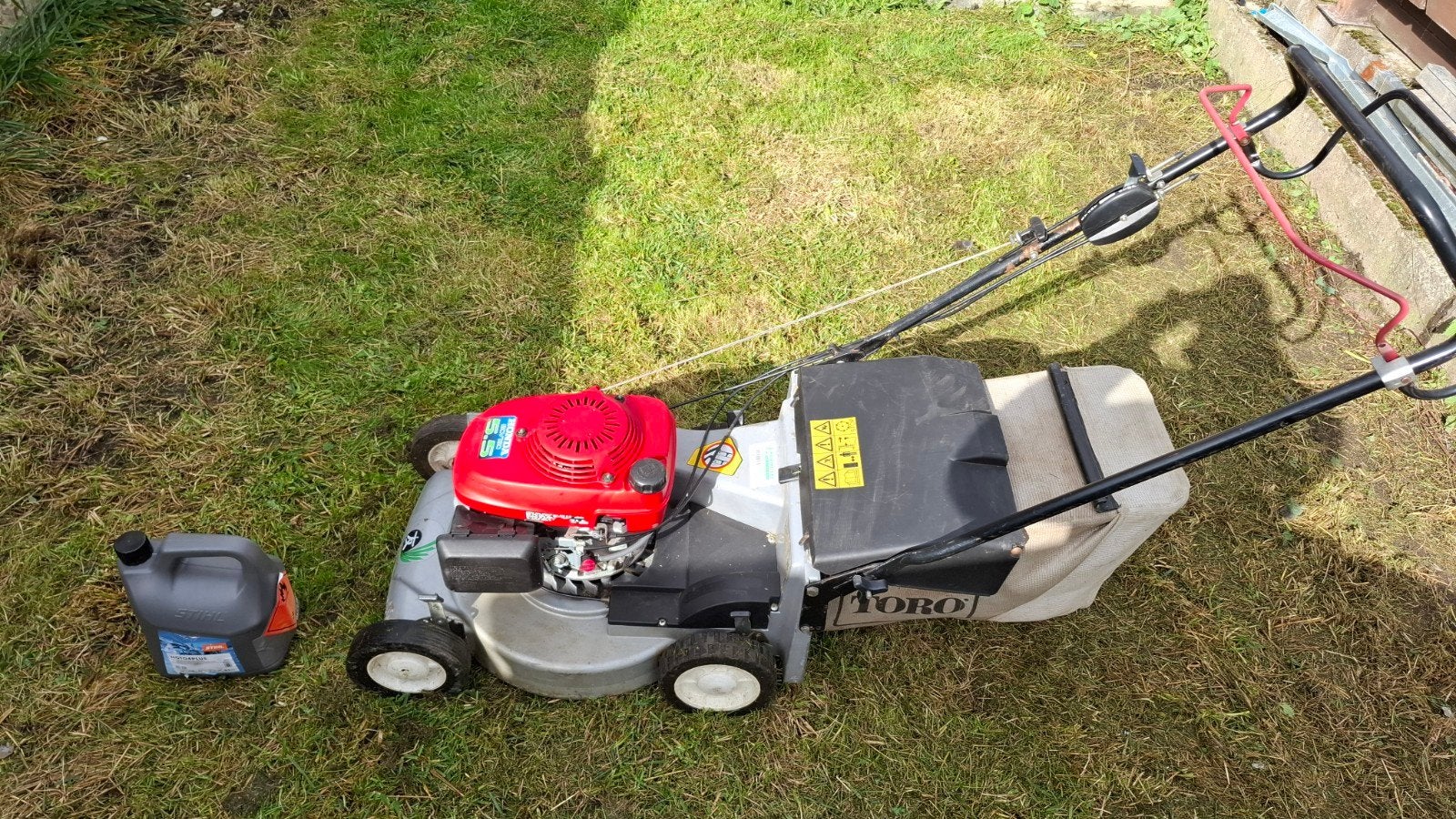 Honda GCV 160 grasmaaier in goede staat, Tuin en Terras, Ophalen