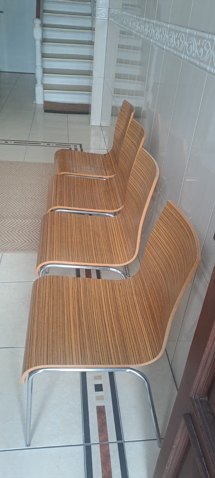 Lot de 4 chaises, Maison & Meubles, Enlèvement, Bois