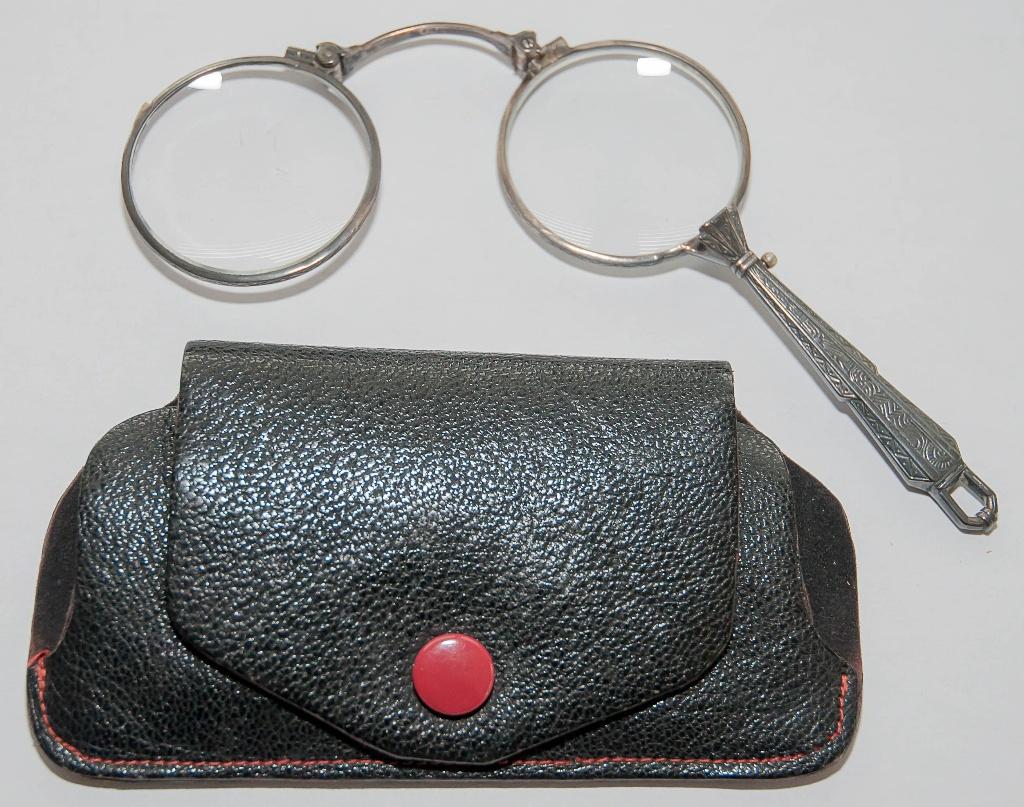Vintage 935 zilveren lorgnetglazen, Ophalen of Verzenden, Zilver